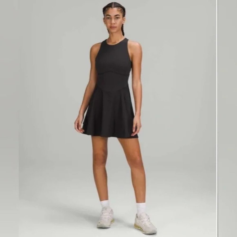Lululemon Court Crush Dress, sz 12, black